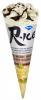 R-Ice vanilla flavoured rice ice cream cone with chocolate sauce. Sold in Finland.