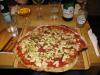 Gluteeniton salamipizza Simela Pizza &amp; Focaccia -ravintolassa Berliinissä.