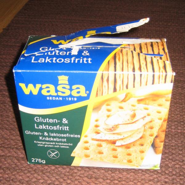 Wasa Gluteeniton ja laktoositon näkkileipä 275g
