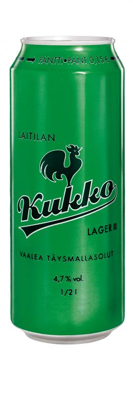 Laitilan Kukko Lager 4.7% 0.5L tölkki