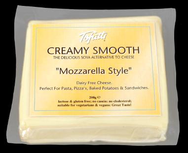 Triano Brands Limited Tofutti Creamy Smooth Mozarella/ Juustontyyppinen kasvirasvavalmiste, 152 g