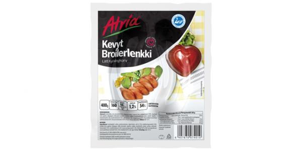 Atria Suomi Oy Kevyt Broilerlenkki, 400 g