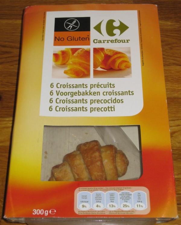 Carrefour 6 esipaistettua croissanttia 300g