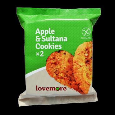 Welsh Hills Bakery Lovemore Apple &amp; Sultana Cookies x2, 34 g