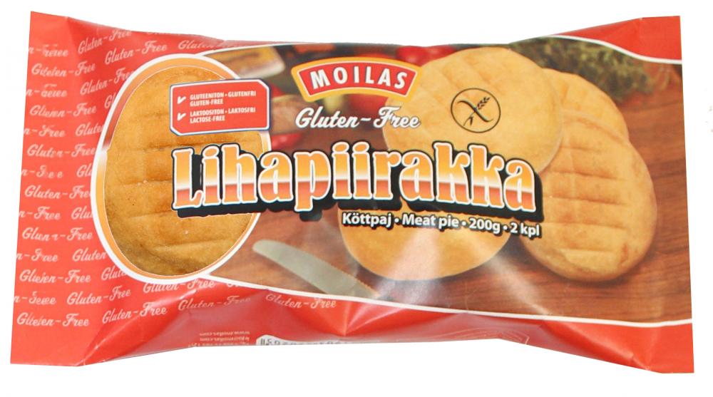 Moilas Gluten-Free Lihapiirakka, 2kpl/200g