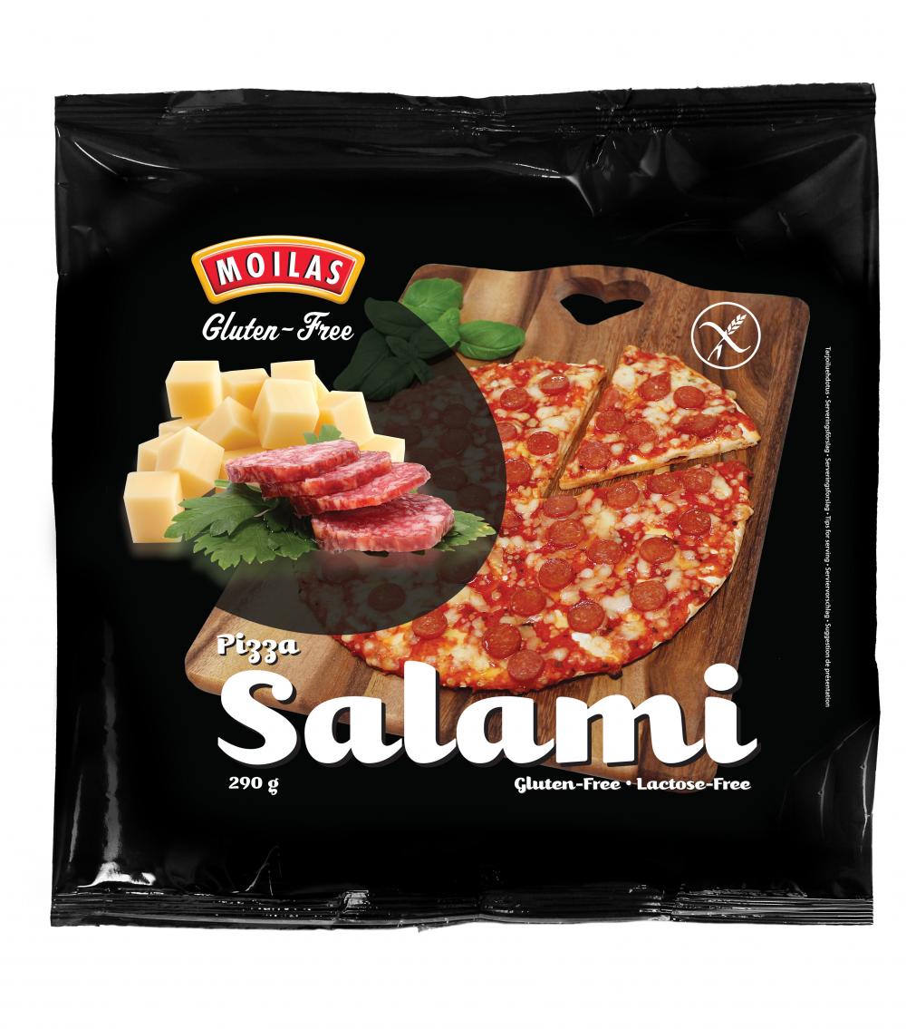 Moilas Gluten-Free Pizza Salami, 290g