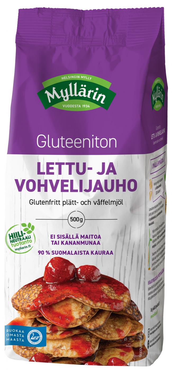 Helsingin Mylly Oy Myllärin Gluteeniton Lettu- ja vohvelijauho 500 g