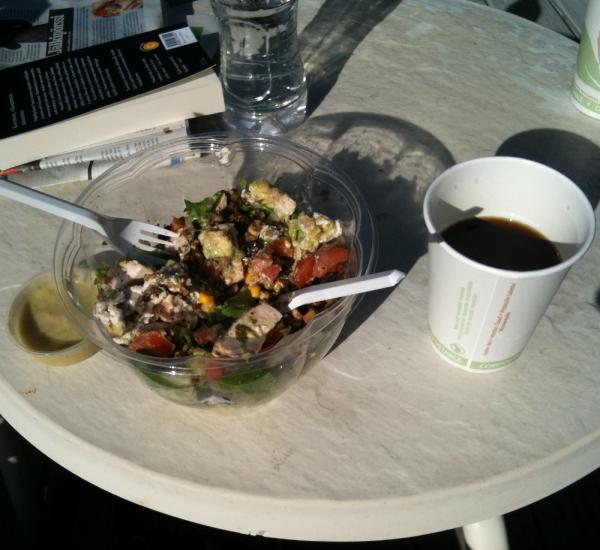Huge gluten-free mexican chicken salad bowl from Help yourself restaurants. I recommend! @ Key West, USA