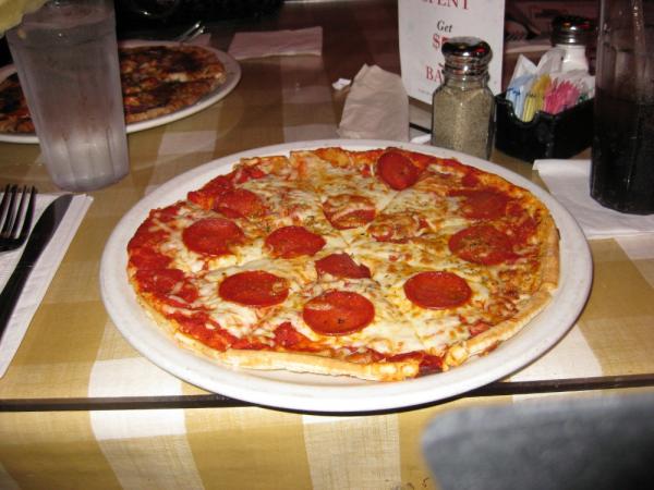 Gluteeniton pizza Uno Chicago Grillill @ Orlando, USA