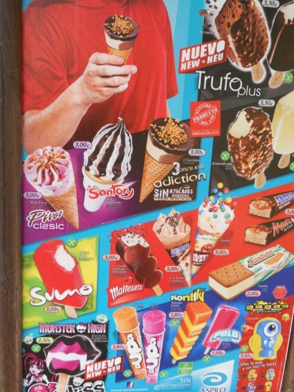 Espanjalainen jtelmainos, sislsi allergiatiedot ja gluteeniton merkit!