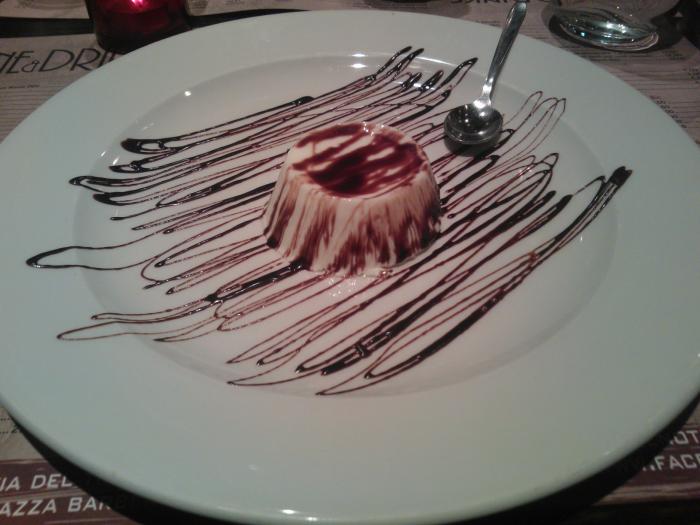 Pannacotta @ Enoteca Barberini, Rooma