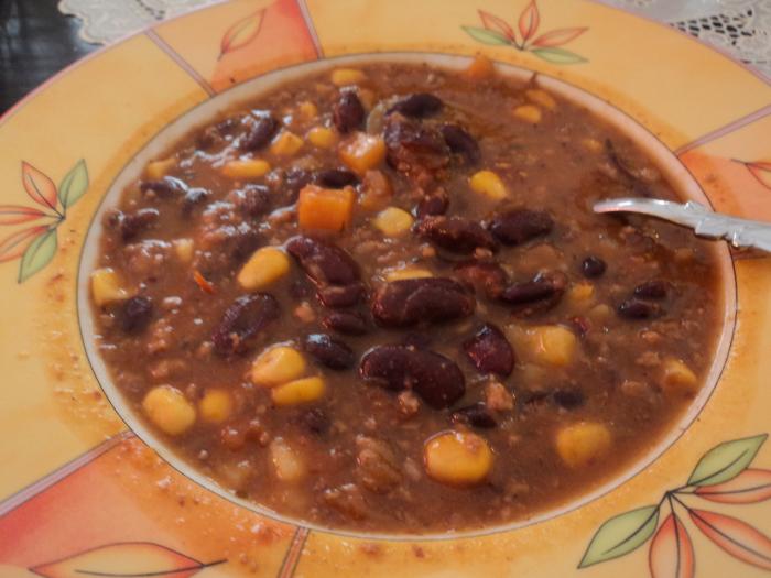 Chili con carne &quot;Eis Voh Bio&quot; -cafessa