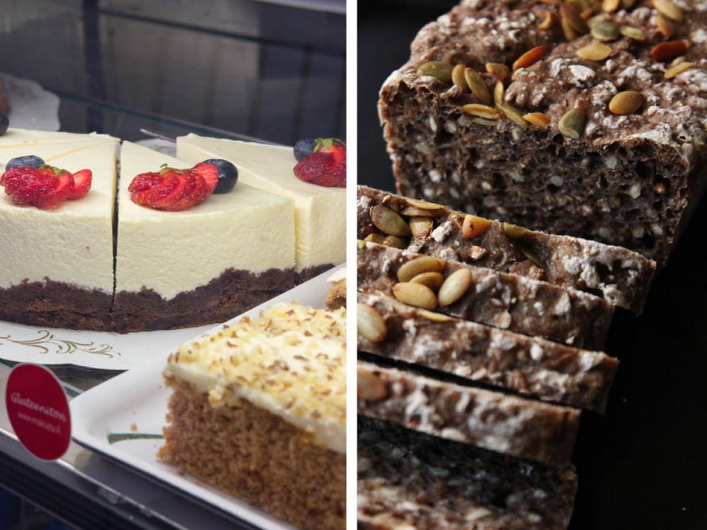 Cafe Makiatan gluteenitonta leip�� ja leivonnaisia. www.makiata.fi