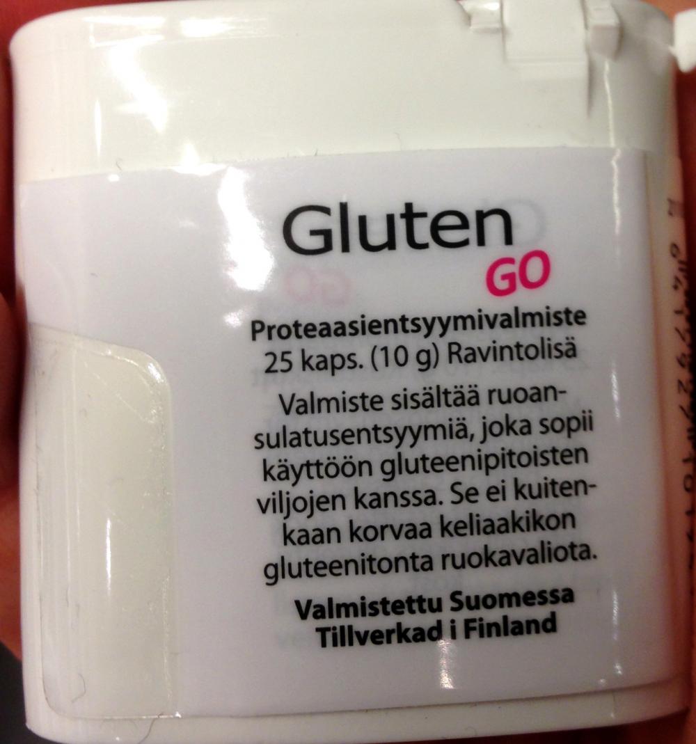 Viel muistutuksena: GlutenGo ei sovi keliaakikon ruokavalion korvikkeeksi.