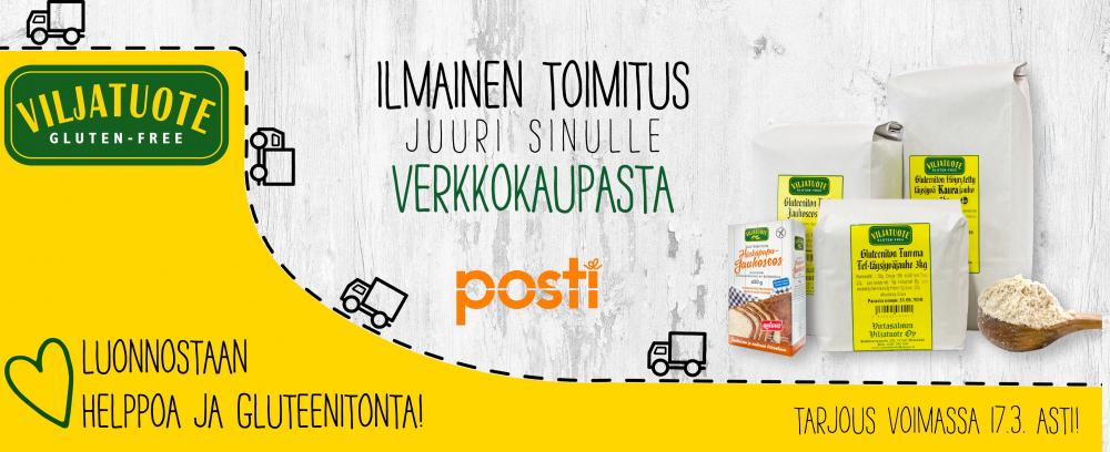 Ilmainen toimitus - Virtasalmen Viljatuote verkkokauppa