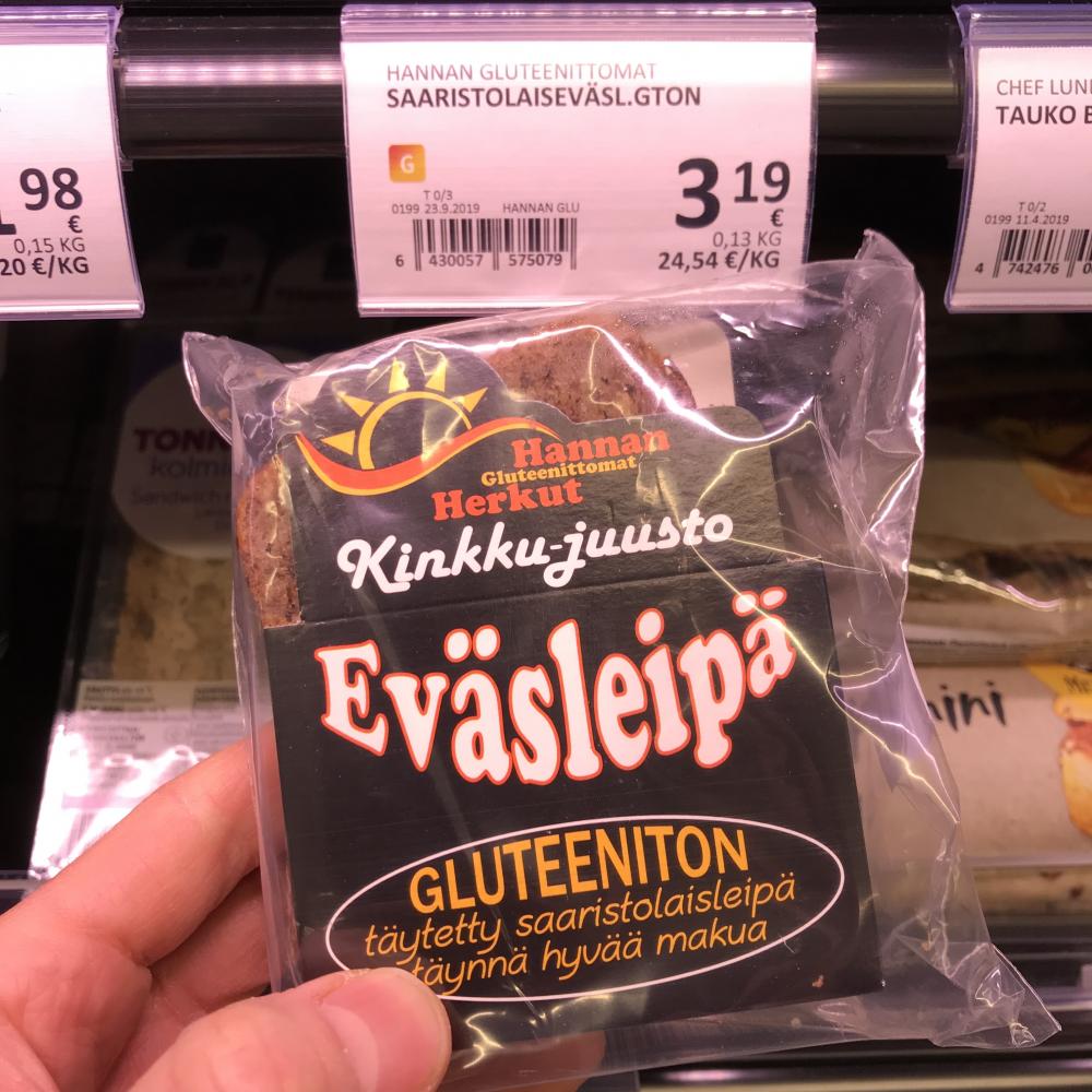 Nyt gluteenittomia tytettyj evsleipi saa mys S-marketeista!