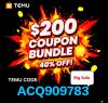 Temu $200 + 40% off {Coupon} Code [{|acq909783|}] for First-time Users