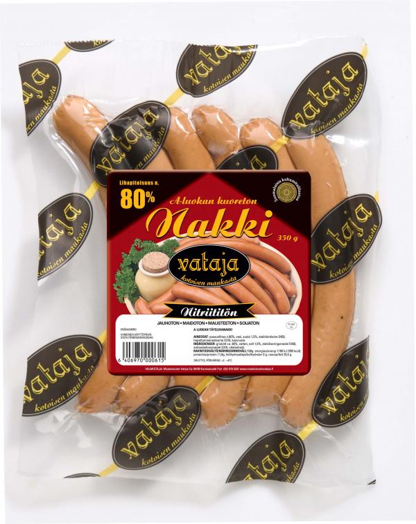Maalaistuote Vataja Oy A-luokan kuoreton Tyslihanakki 350g
