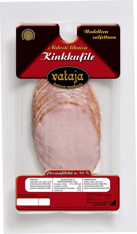 Maalaistuote Vataja Oy Kinkkufile n. 150g