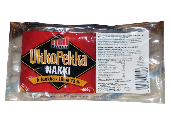 Jrvisuomen Portti UkkoPekka nakki 400 g