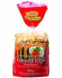 Oy Moilas GF Ltd Dark bread, tumma leip, 600 g
