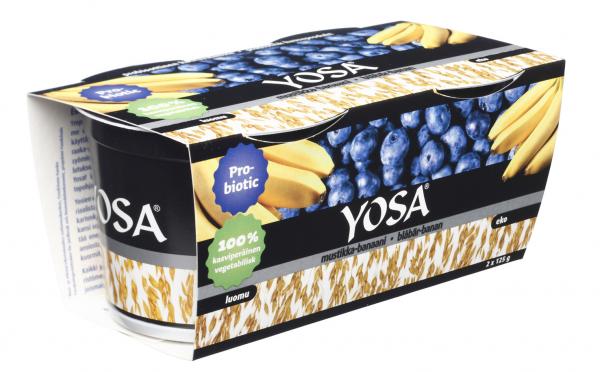 Bioferme Oy Yosa Mustikka-Banaani 2x125g