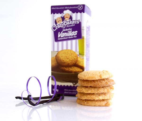CrazyBakers of Sweden Vanillas vaniljakeksit, 150 g
