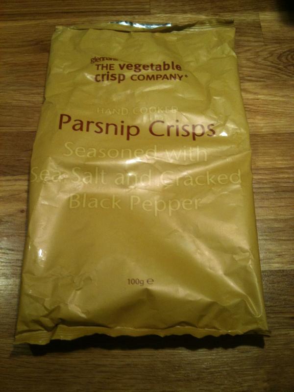 glennans Parsnip Crisps Seasoned with Sea Salt and Cracked Black Pepper 100g
