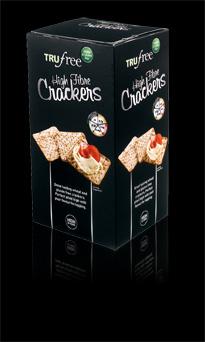 Nutrition Point Ltd. Trufree High Fibre Crackers/ Kuitupitoiset voileipkeksit, 200 g