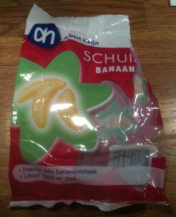 Albert Heijn Schuimpjes met bananensmaak, 225 g