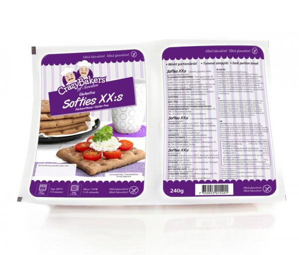 CrazyBakers of Sweden Softies XX:s Tummat Smpylt, 240 g