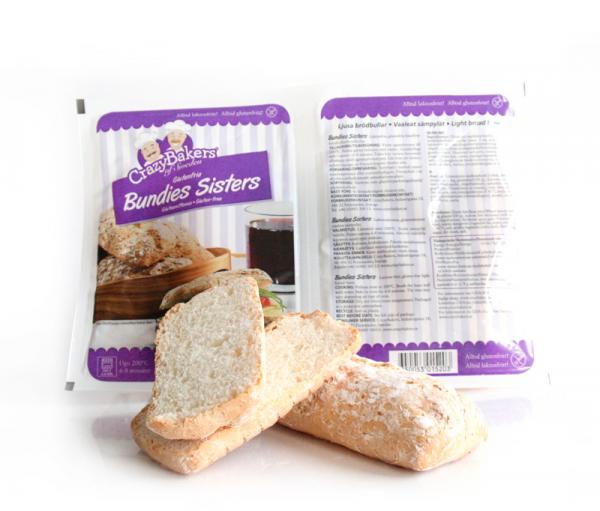 CrazyBakers of Sweden Bundies Sisters Vaaleat Smpylt, 240 g