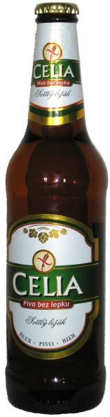 Zateck pivovar Celia gluten-free lager beer 4.5% 0.5L pullo