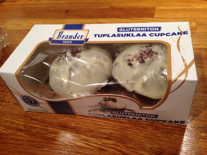 Brander Oy Tuplasuklaa Cupcake 160 g / 2 kpl
