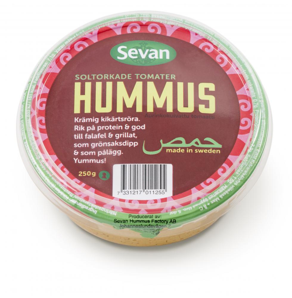 Sevan Hummus Aurinkokuivattu tomaatti 250g