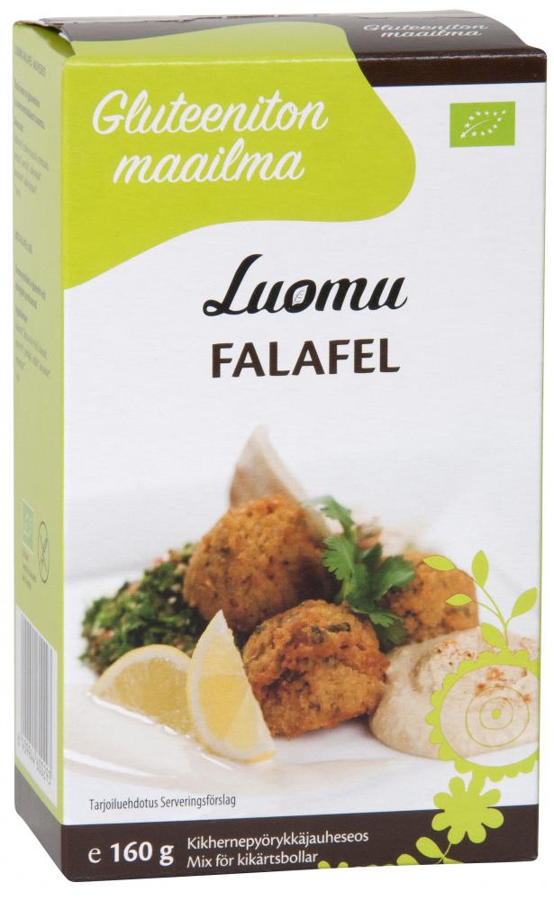 Bauckhof Gluteeniton maailma luomu falafel-jauheseos 160 g