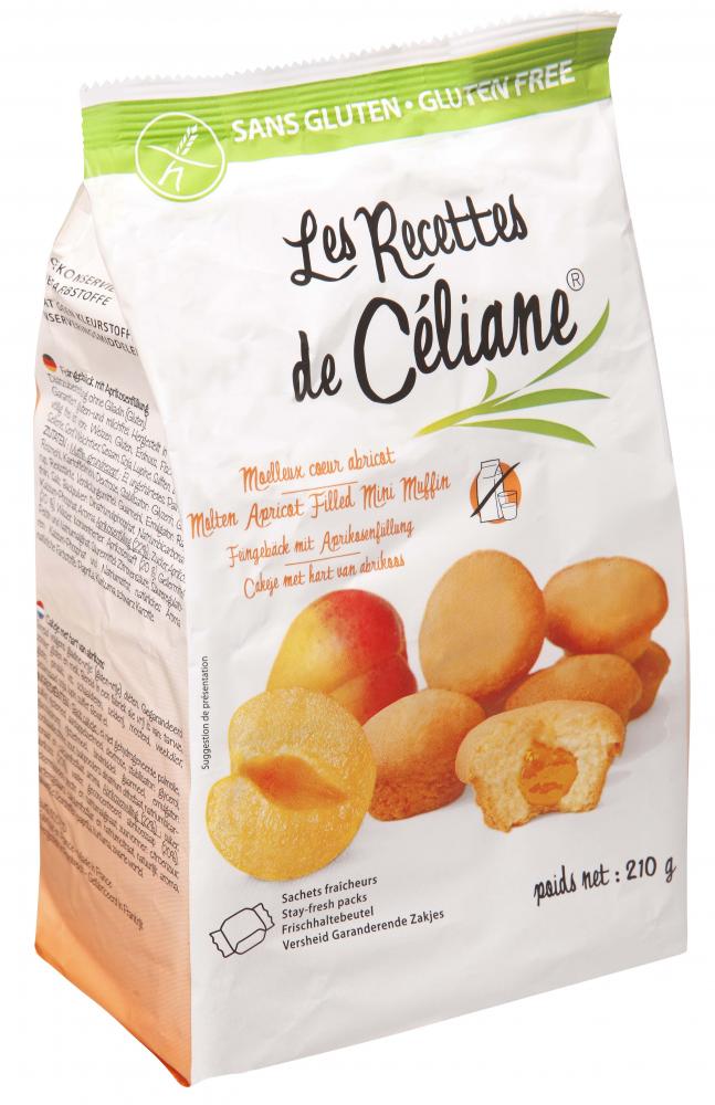Les Recettes de Celiane Apricot Mini Muffin 210 g