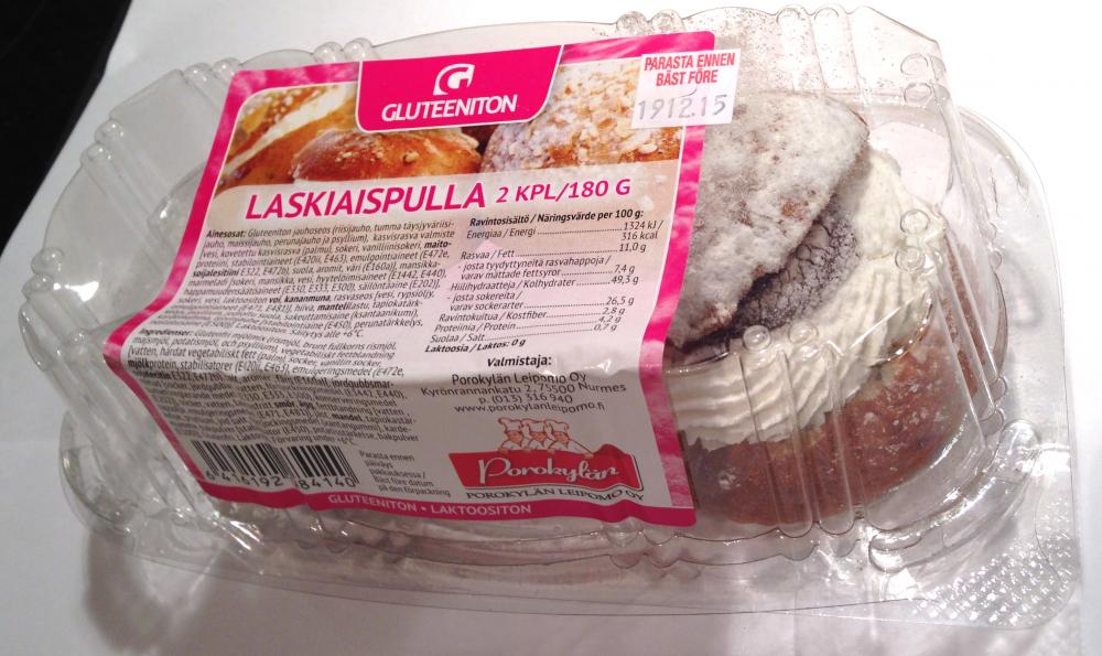 Porokyln Leipomo Oy Laskiaispulla 2 kpl / 180 g