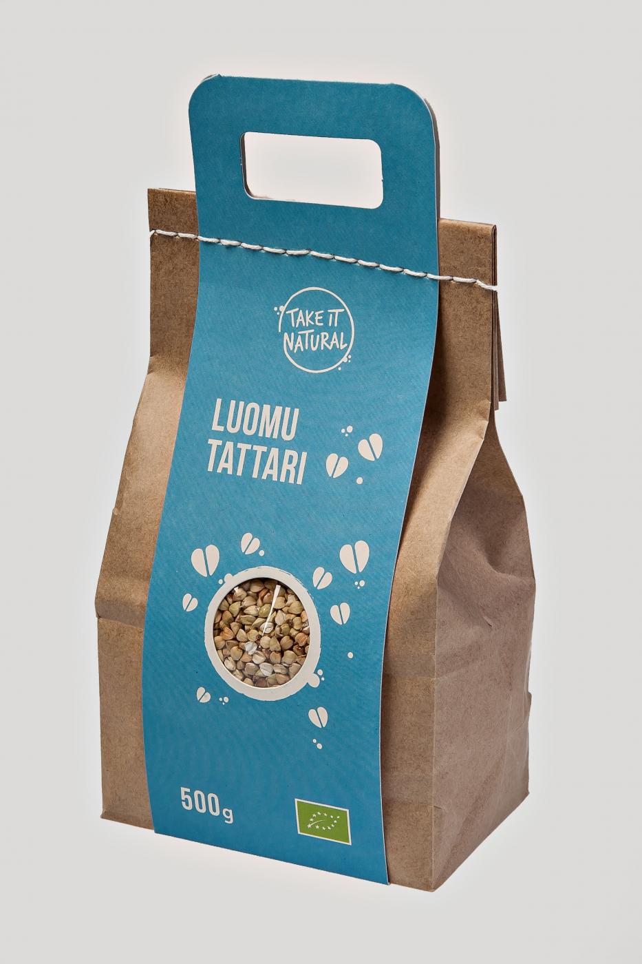 TigerisNaturals Oy Take it Natural Luomu Tattari, gluteeniton, 500g