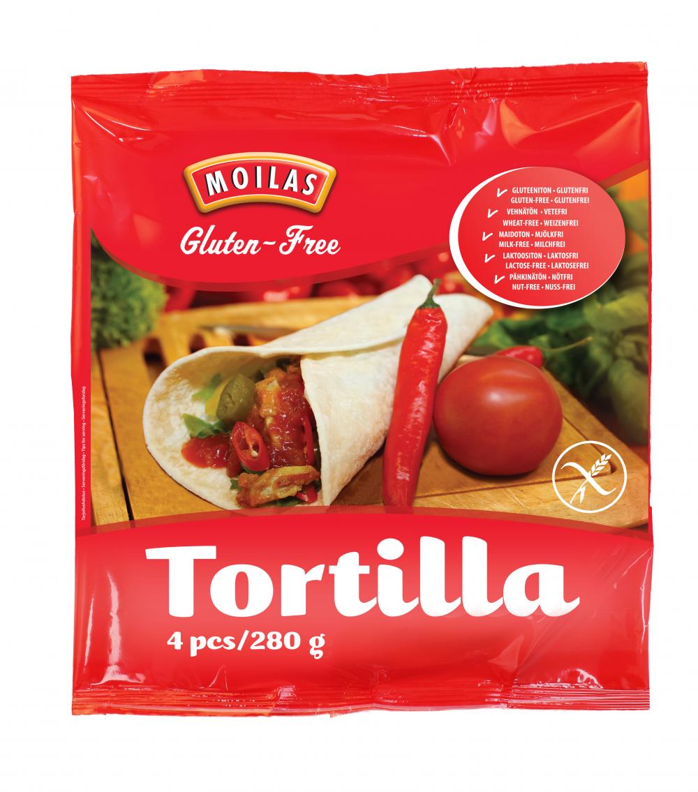 Moilas Gluten-Free Tortilla, 4kpl/280g