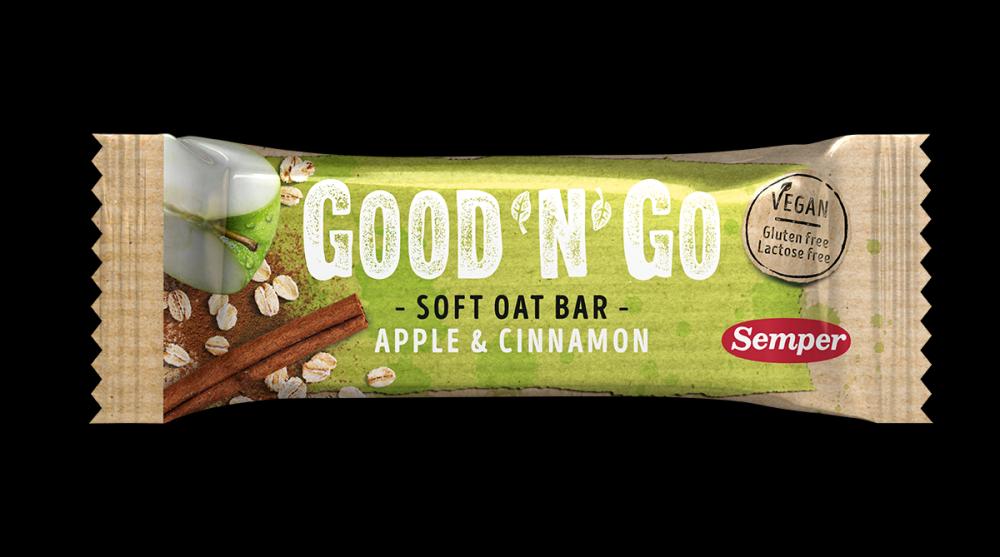 Semper Good'n'Go Soft Oat Bar Omena Kaneli