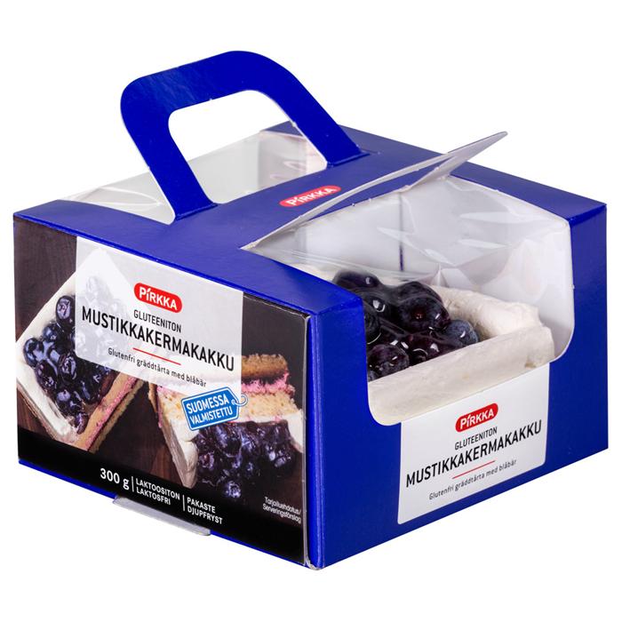 Pirkka Gluteeniton mustikkakermakakku 300g