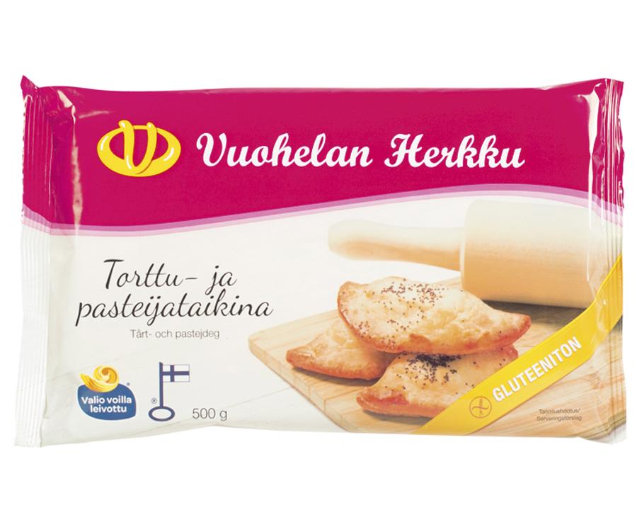 Vuohelan Herkku Oy Torttu- ja pasteijataikina, 500 g