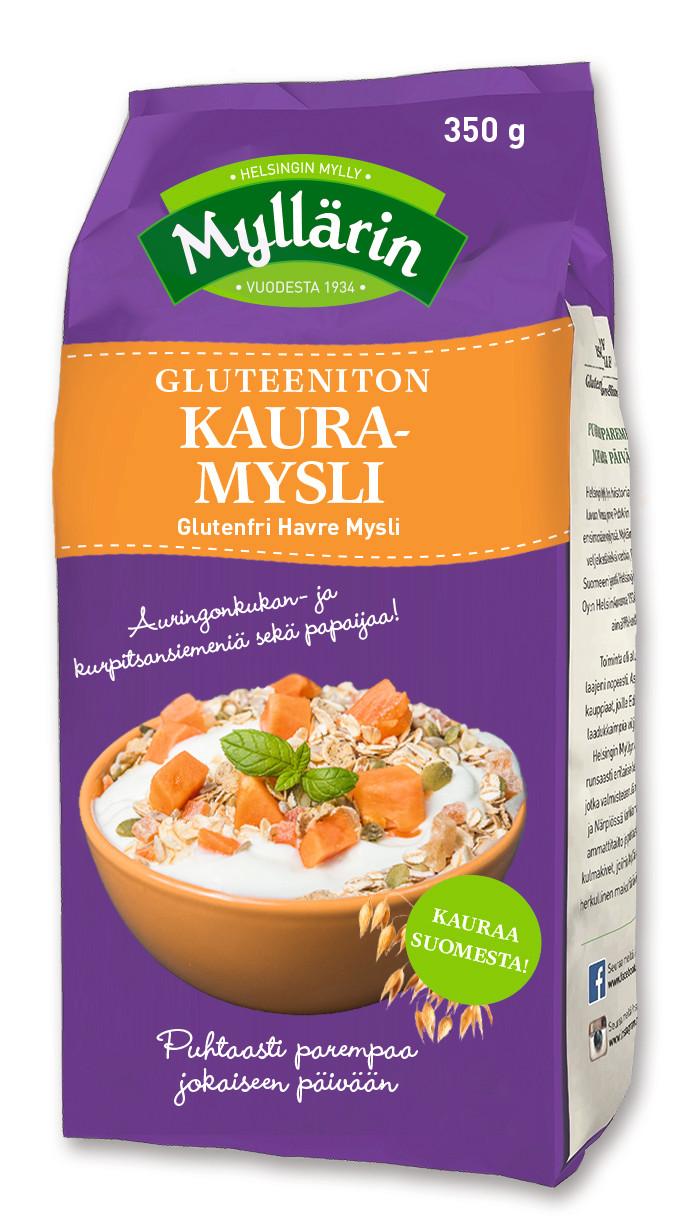 Helsingin Mylly Oy Myllärin Gluteeniton Kauramysli 350 g