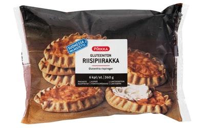 Pirkka gluteeniton riisipiirakka 6kpl/360g