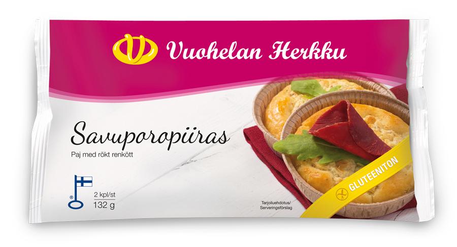 Vuohelan Herkku Oy Savuporopiiras, 2 kpl/132 g