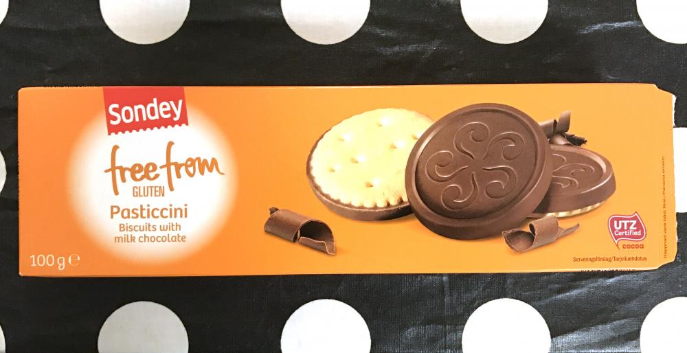 Lidl Sondey Gluteeniton Pasticcini 100 g