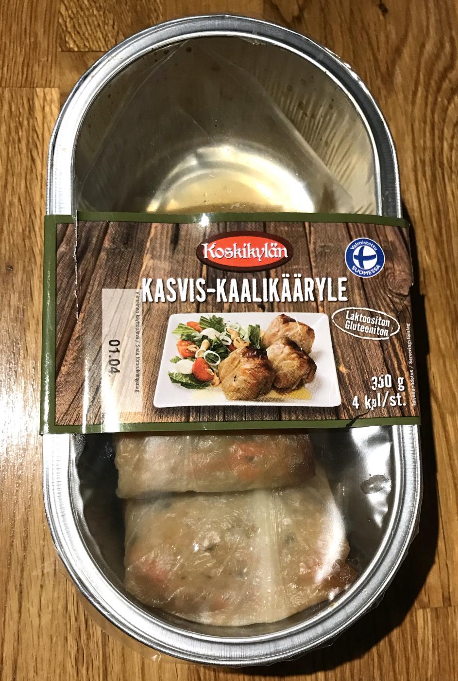 Lidl Koskikylän kasvis-kaalikääryle 4 kpl / 350 g