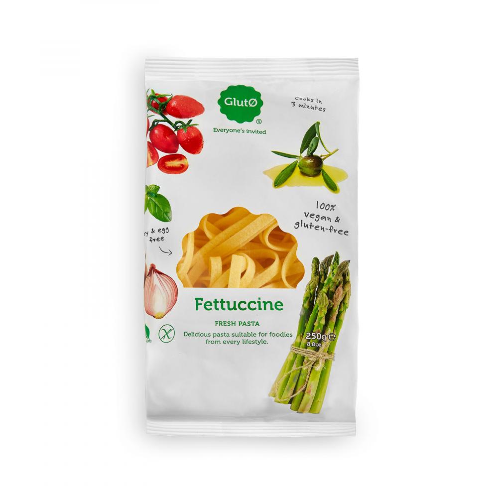 Glutzero Finland Oy - Gluto Fettuccine tuorepasta, 250 g