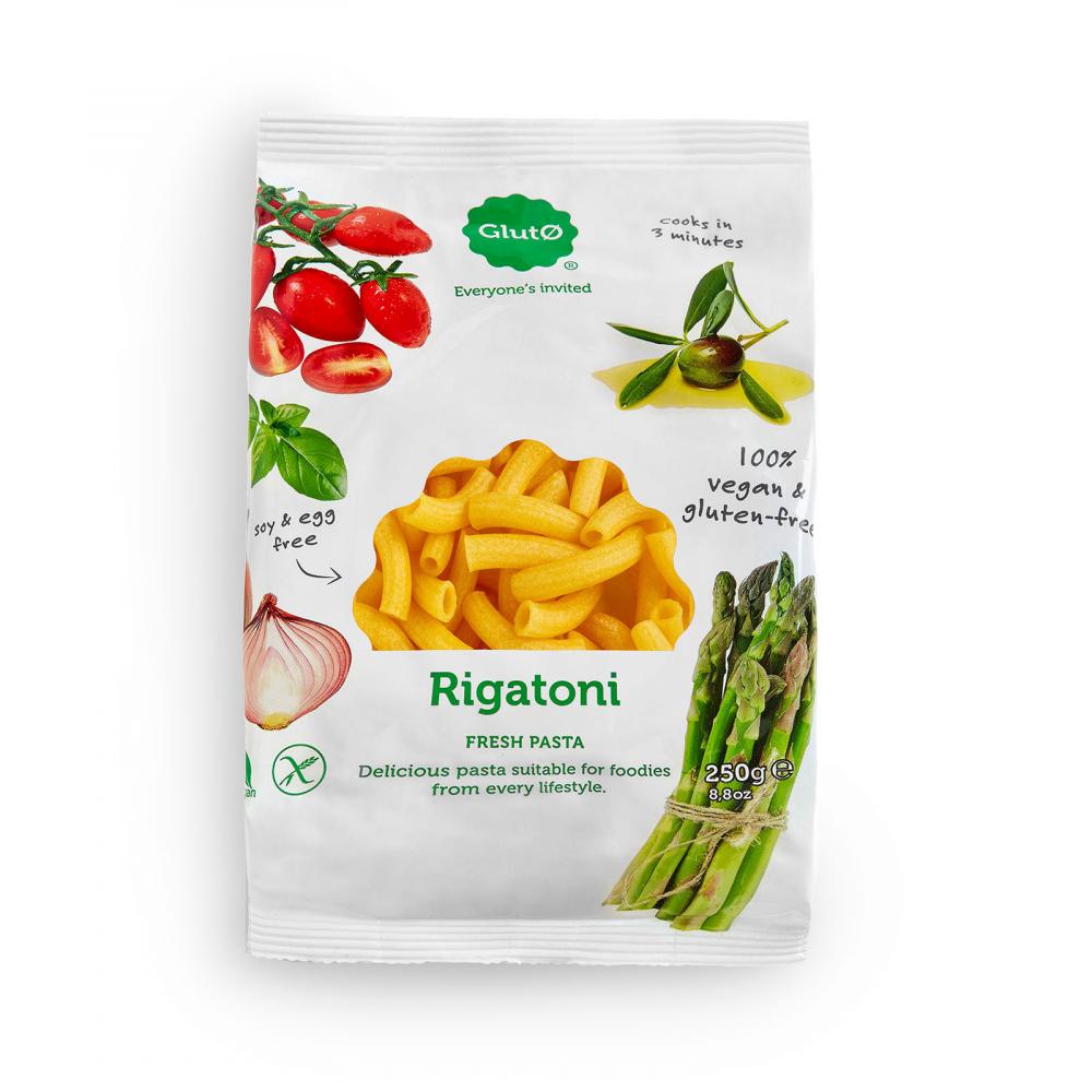Glutzero Finland Oy - Gluto Rigatoni tuorepasta, 250 g